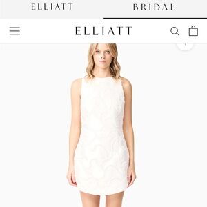 Elliatt Shift Dress in White